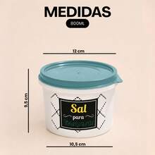 Kitchen Supplies Set Kit ECONOMIC LINE - 5 Supplies + 4 Square Jars 500 ML TPW Line - Bensin Biru TPW - View 10