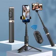 2025 New Bluetooth Selfie Stick, Foldable Wireless Tripod With Bluetooth Shutter, Monopod For Live Streaming And Photography - View 2