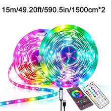 Smart Adjustable RGB LED Light Strip, 44-Key Remote And APP Control, USB Powered, Adjustable Brightness And Color, Supports Music Sync And Timer Function, Suitable For TV Backlight, Indoor Space, Game Room And Halloween Christmas Decoration - MINI White - View 16