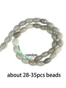 1 Strand 8*12mm Natural Colorful Oval And Multi-Color Rice Stone Beads Loose Accessories Beads For Jewelry Making Diy Handmade Bracelet For Gifts - Rice Beads - View 24