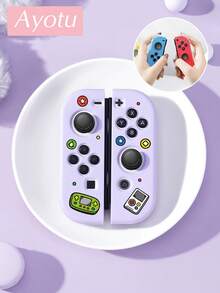 Ayotu 卡通遊戲機圖案保護殼與配件,相容於 Switch/Switch OLED/Switch Lite,包含保護殼、收納袋、底座殼、控制器保護套及其他多款配件,開學禮物/生日禮物/週年禮物 - 查看 21