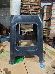 practico banco de plastico - Negro - Ver 5