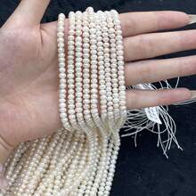 1 Untai Manik-Manik Mutiara Air Tawar Alami Bentuk Koin Sepanjang 36cm untuk Pembuatan Perhiasan DIY, Gelang, Kalung, dan Aksesoris Lainnya - mutiara alami - View 10