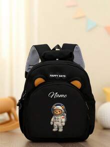 Mini Customizable Cartoon Bear Football Backpack Nylon Zipper Bag With Adjustable Shoulder Strap For School, Toddler Backpack - Multicolor - View 35