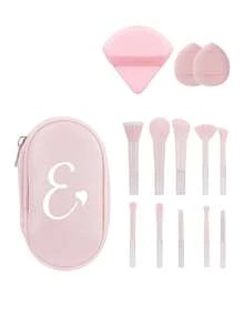 Professional Makeup Brush Set, Includes Foundation Brush, Concealer Brush, Eyeshadow Brush, Eyebrow Brush, Storage Bag, Soft Bristle Design, Essential Makeup Brushes, Perfect For Makeup Application, Covers Blush Brush, Foundation Brush, Eyeshadow Brush, Lip Brush And More, Suitable For Eyeshadow, Foundation And BB Cream Application, Designed For Beginners And Makeup Enthusiasts - Multicolor - View 25