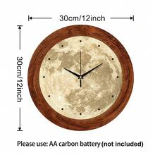 Modern Design Premium Creative Planet Decorative Wall Clock, Ultra-Quiet Quartz Movement, No Ticking Sound, Flat Design, Suitable For Decorating Living Room, Bedroom, Office, Kitchen And Cafe, Perfect Decorative Gift For Friends And Family, Can Be Used For Room Decor, Bedroom Decor, Dorm Decor, Back To School Decor, School Surprise, Back To School Season, Wedding Decor, Friend Birthday Gift, Home Decor And School Supplies. - Decorative Wall Clock - View 16