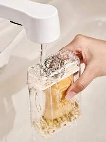 1pc Soap Dish, Soap Holder, Hands-Free Soap Dispenser, Soap Box With Brush, Spring-Loaded Rack, Drainable Tray, Bathroom Shower Soap Storage Device, Kitchen Multi-Function No-Soak Bar Soap Container, Laundry Room Tool, Bathroom Gadget - Multi-color - View 10