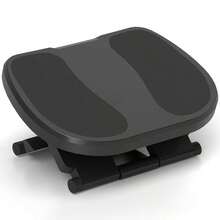 0-30° Three-Height Under-Desk Support Footrest - Grey - A - View 1