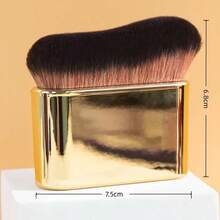 Body Makeup Brush, Large Kabuki Brush For Self Tanner, Body Bronzer, Foundation & Contour, Soft Dense Bristles Face And Leg Makeup Brush, Portable Beauty Tool - Gold - View 5