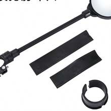 1pc New Bicycle Rearview Mirror With Flexible Hose Adjustment, Reflective Mirror, Handlebar Mirror, Cycling Accessory - Multicolor - View 7
