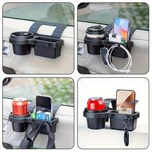 1/2 Pcs Car Cup Holder Drink Holder Side Door Window Phone Slot Hanging Storage Organizer - SD-1524 - View 7