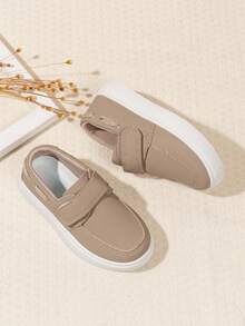 1 Pair Baby Spring/Autumn Outdoor Flat Comfortable Walking Shoes, Fashionable Versatile Casual Sports Shoes - Khaki - View 3