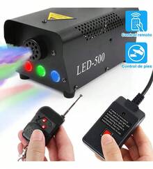 Máquina de niebla Bylifity Máquina de humo Luz LED controlable 500W y 2000CFM Desinfección de niebla con control remoto inalámbrico y con cable para bodas, Halloween, fiestas o desinfección - Tipo de Enchufe A USA (110-127V) - Ver 7