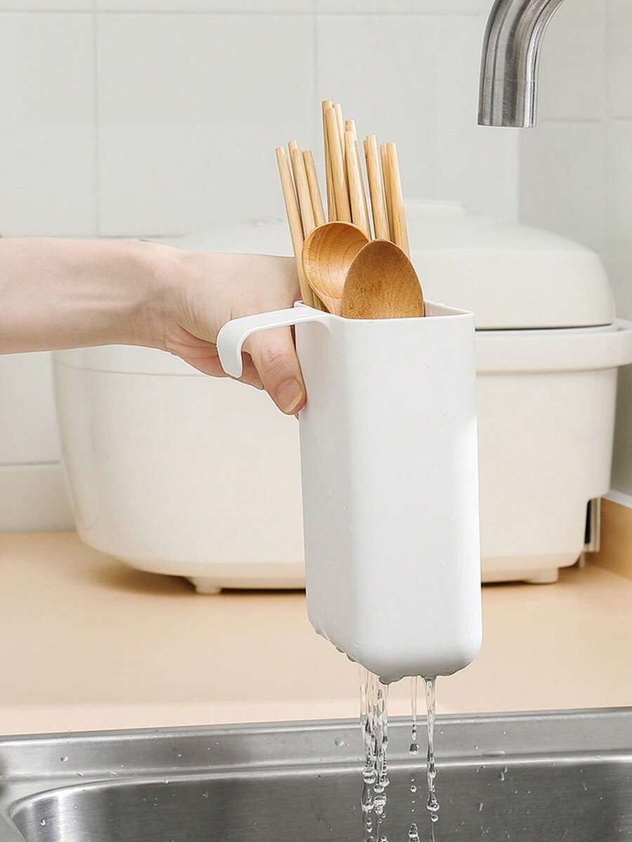 Over-The-Sink Kitchen Strainer Basket, No-Drill Sink Filter Tray, Multi-Function Kitchen Storage Bin, Trash Can - Multiple Styles - View 1