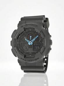 Casio 卡西欧  指针/数字双显男士手表 GA100C-8ACR - 灰色 - 查看 1