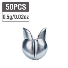 50Pcs High Density Duckbill Split Shot Sinkers 0.5g-5g Multi-Weights, Removable & Reusable, Suitable For Split Shot Rigs, Suitable To Match With Soft Lures, Suitable For Bass & Trout - FA109-50pcs - View 11