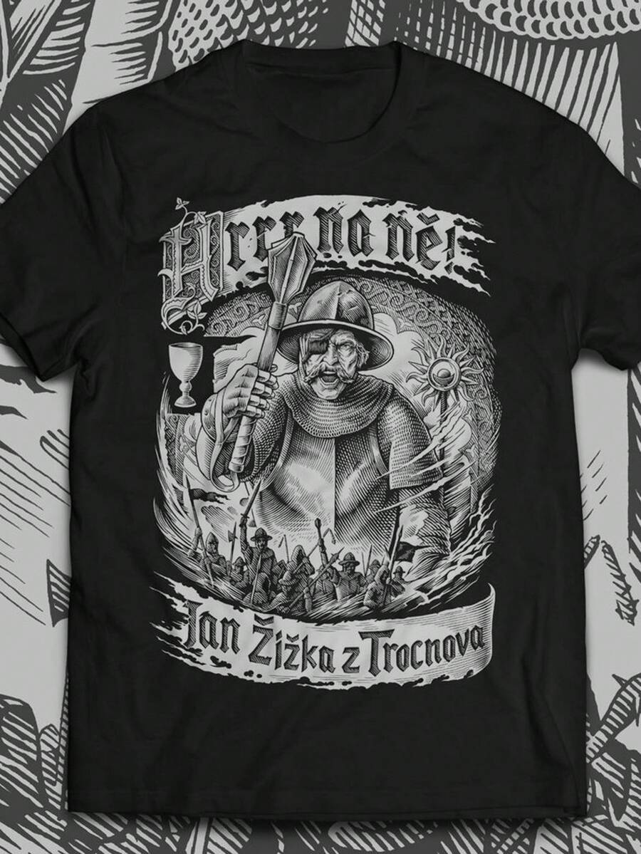 Men T-Shirts - 黑色 - 查看 1