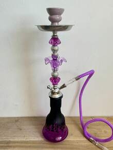 1套經典阿拉伯水煙壺，單人/雙人/四人用 Shisha 水煙壺附軟管、水煙夾、水煙碗，無需用電，便攜方便 - 均碼 - 查看 20