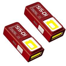 2 buah Senter LED Genggam Portabel, Lampu Saku Mini Isi Ulang USB dengan 4 Mode dan Fungsi Strobo Merah/Biru, Lampu Kerja Ringan, Cocok untuk Rumah, Mendaki, Memancing, Berkemah, dan Situasi Darurat - beraneka warna - View 11