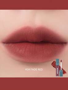 Rom&nd Romand ZERO VELVET TINT 5.5g/0.194oz，絲絨霧面妝效，高顯色，持久，輕盈，不乾澀，平滑唇部，柔焦模糊效果，適合日常使用，K-Beauty，韓系彩妝，Olive Young，禮物 - 24 FADE RED - 查看 9