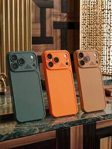 CteGlodrix Casing Ponsel TPU Lembut Ultra Tipis, Kompatibel dengan iPhone 17 16 15 14 13 12 11 Pro Max Plus, Perlindungan Penuh Lensa Sentuh Ramah Kulit, Tahan Guncangan dan Anti Jatuh, Casing Pelindung Ponsel dengan Sentuhan Silikon - Jeruk - View 13
