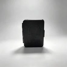 1 hộp lưu trữ nắp lật cứng tối giản, hộp chia ngăn đa năng đựng phụ kiện hút thuốc, hộp đựng đồ bỏ túi cầm tay chống bụi, màu đen/đỏ, hộp lưu trữ chia ngăn cầm tay mặt nhám - 1PC - Xem 12