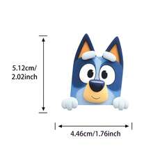 51pcs Bluey Cartoon Stickers, Animation Merchandise, Waterproof Notebook Decoration, Creative Stickers, Perfect Holiday Gift For Fans And Friends - Multicolor - View 5