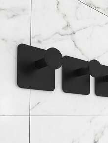 Heavy Duty Hooks - Bathroom, Kitchen And Home Towel Hooks, Easy Install Self-Adhesive Towel Hooks, Suitable For Clothes, Hats And Keys, Bathroom Accessories Hooks, Home Decor - Multicolor - View 7