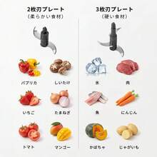 コードレスフードプロセッサー 4ボウル＆2ブレード 食材別使い分け 衛生的 S型回転プレート 包丁より速い ハイパワー 氷もラクラク粉砕 Type-C充電 コンパクト収納 キッチン アウトドア 男女兼用 父の日 母の日 プレゼント - ホワイト - チェックする 7