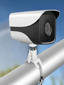 1pc/2pcs C-Shaped Camera Mount Bracket, Pole-Style Camera Installation Bracket, Suitable For Indoor/Outdoor Security Monitoring, 360° Rotation, 1/4 Inch - Multi-color - View 3