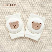 Baby Knee Pads Thin Infant Crawling Anti-Fall Embroidered Mesh Crawling Protective Gear Elastic Foam Elbow Pads - 0-3 Years Old - View 7
