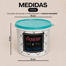 Kitchen Supplies Set Kit ECONOMIC LINE - 5 Supplies + 4 Square Jars 500 ML TPW Line - 薄荷藍TPW - 查看 8