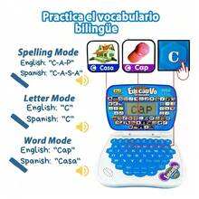 Mini Laptop Educativo De Español/inglés De Juguete Para Niño - Rosa Roja - Ver 11