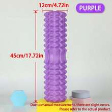 LINGPENG Roller Yoga Busa Kepadatan Tinggi, Bahan ABS dengan Kekerasan Sedang, Roller Pemulihan & Peregangan Otot Manual untuk Pilates & Latihan di Rumah - MultiWarna - View 14