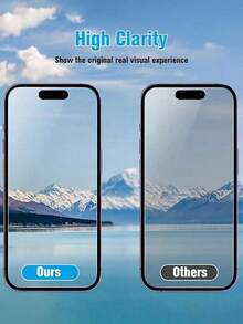 Gorilla Hero 2pcs Multi-Pack [Matte Texture Privacy Screen Protector] With Dust-Free Design For Quick Application, Privacy Tempered Glass Film Maintains Screen Clarity And Smooth Touch, Prevents Others From Viewing Content During Daily Commute, Oleophobic Coating Reduces Fingerprint Residue, Smooth Touch Without Affecting Touch Sensitivity. Compatible With IPhone17e/17 Pro Max/17 Pro/17Air/17/16 Pro Max/16 Pro/16 Plus/16/15 Pro Max/15//14/13/12 And Other Models. - Black - View 9