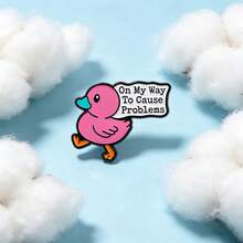 Duck Quote Lapel Enamel Pins And Brooches Badge Pins For Backpacks Bags Backpack Cool Decoration Friend For Gifts - Multicolor - View 8