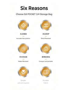 Hard Shell Storage & Carrying Case For Osmo Pocket 4 / Pocket 3 Handheld Gimbal Camera, Shockproof, Pressure-Resistant, Moisture-Proof, Waterproof, Portable Travel Bag, Fits Full Camera And Accessories, Suitable For Outdoor Shooting - View 3