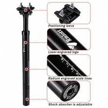 chooee MTB Suspension Seatpost, 28.6/30.4/30.9mm Adjustable Shock Absorbing Bicycle Seat Post For Mountain Bikes - Apricot - View 6