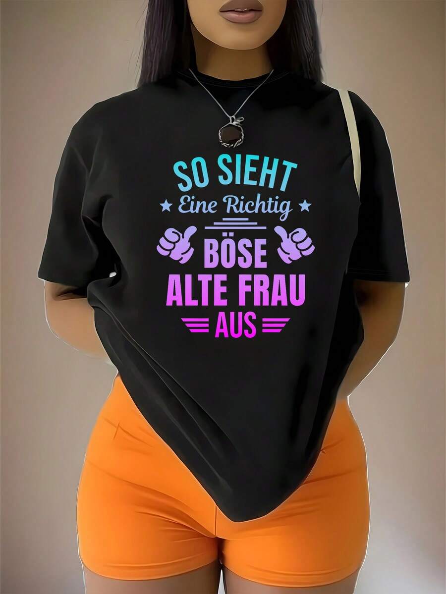 Women T-Shirts - 黑色 - 查看 1
