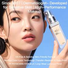 Physicians Formula 24h Long-Wear Foundation, Waterproof, Sweat-Resistant, Smudge-Proof, Oil-Controlling, Concealing - Soft Yarn - View 4