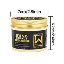 4.2oz Wave Hair Wax, Strong Hold 360 Wave Layering Styling Gel, Contains Shea Butter, Sports Wave Control Hair Wax, Deep Wave Styling Clay, 360 Wave Training Hair Cream, Smooth Frizz - Wax - View 12