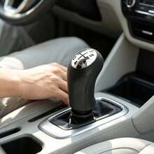 1pc Black Universal Car Gear Shift Knob Manual Gear Shift Lever Head Modification (Two Types Of Random Releases, Which Will Not Interfere With Usage) - A - View 2