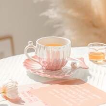 Ins Shell Ceramic Mug For Women, Coffee Water Cup, Home Use Pearl Cup And Saucer Set, Tea Cup Design - Multiple Selection - View 7
