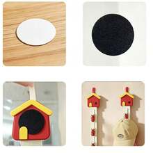 1pc-Decorative Hat Clip, Entryway Wall Hook For Hanging Hats, Baseball Cap Storage Rack, Door-Mounted No-Drill Hat Storage Hook. Hat Storage - Multicolor - View 6