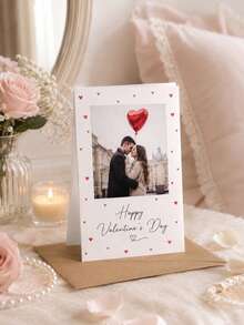 Customized Birthday Card With Personalized Photo And Envelope - Suitable For Family, Boyfriend, Girlfriend, Brother, Sister, Wife, Husband, Colleague Creative Personalized Card - Multicolor - View 6
