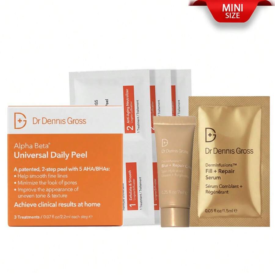 Dr Dennis Gross Alpha Beta Peel + DermInfusions 精華液 + Blur Repair 迷你套組 - 3-Piece Set - 查看 1