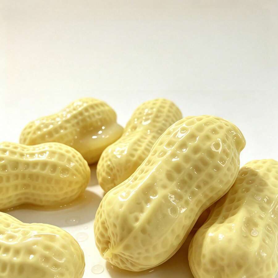 Tachimi 手持感官花生壓力球 1個,慢回彈軟矽膠成人紓壓玩具,緩解焦慮不安,批發派對禮袋填充物 - 彩色 - 查看 1