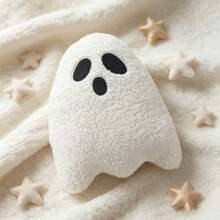 Halloween White Ghost Plush Pillow - Multicolor - View 3