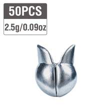 50Pcs High Density Duckbill Split Shot Sinkers 0.5g-5g Multi-Weights, Removable & Reusable, Suitable For Split Shot Rigs, Suitable To Match With Soft Lures, Suitable For Bass & Trout - FA109-50pcs - View 13