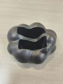 1個現代黑白遙控器收納盒，軟墊頂蓋，省空間，具備收納功能的裝飾遙控器架，辦公室裝飾、居家裝飾、桌面裝飾、房間裝飾 - 多色 - 查看 13